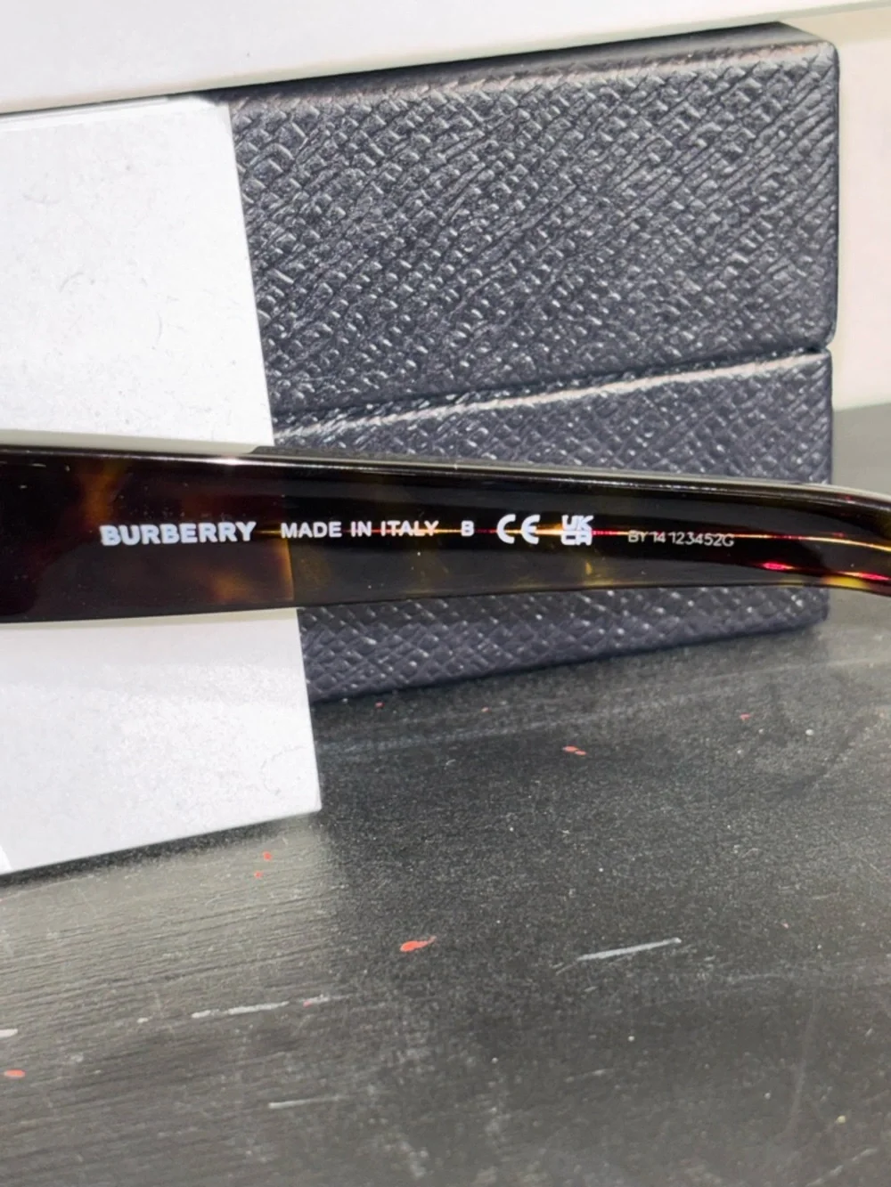 Burberry BE4441U Tortoise Sunglasses and Case NIB